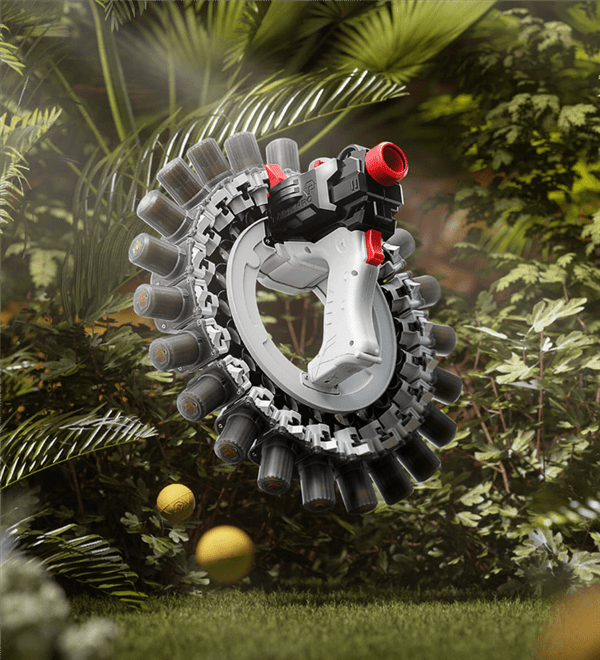 小米有品众筹电动球弹发射器66弹连发超解压