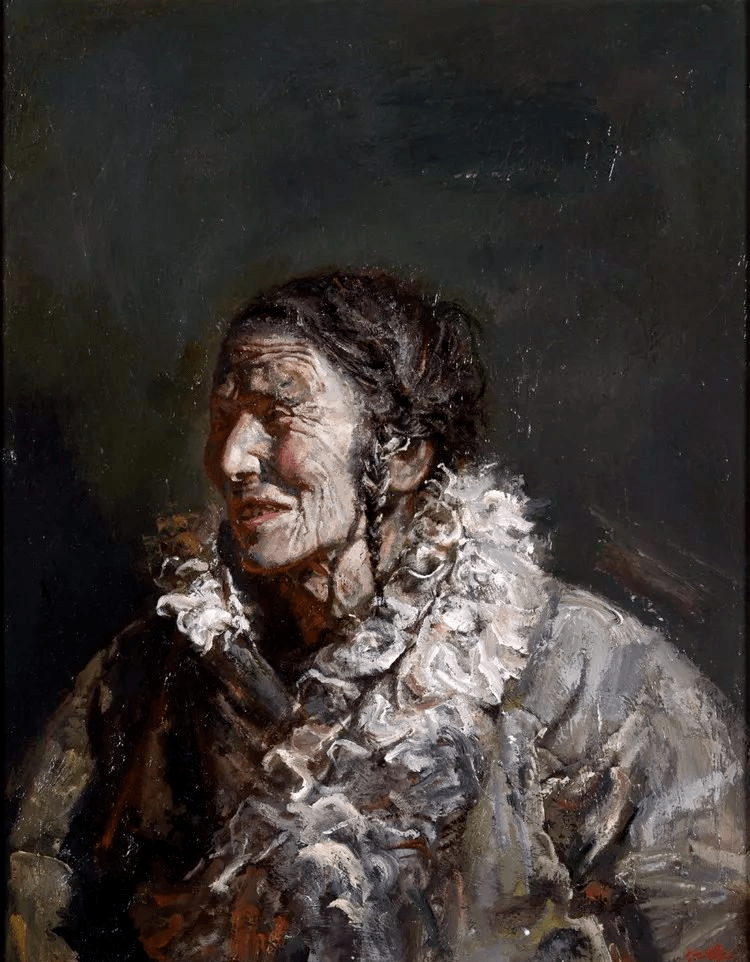 中国美术学院教授 章仁缘_cm_油画_麻布