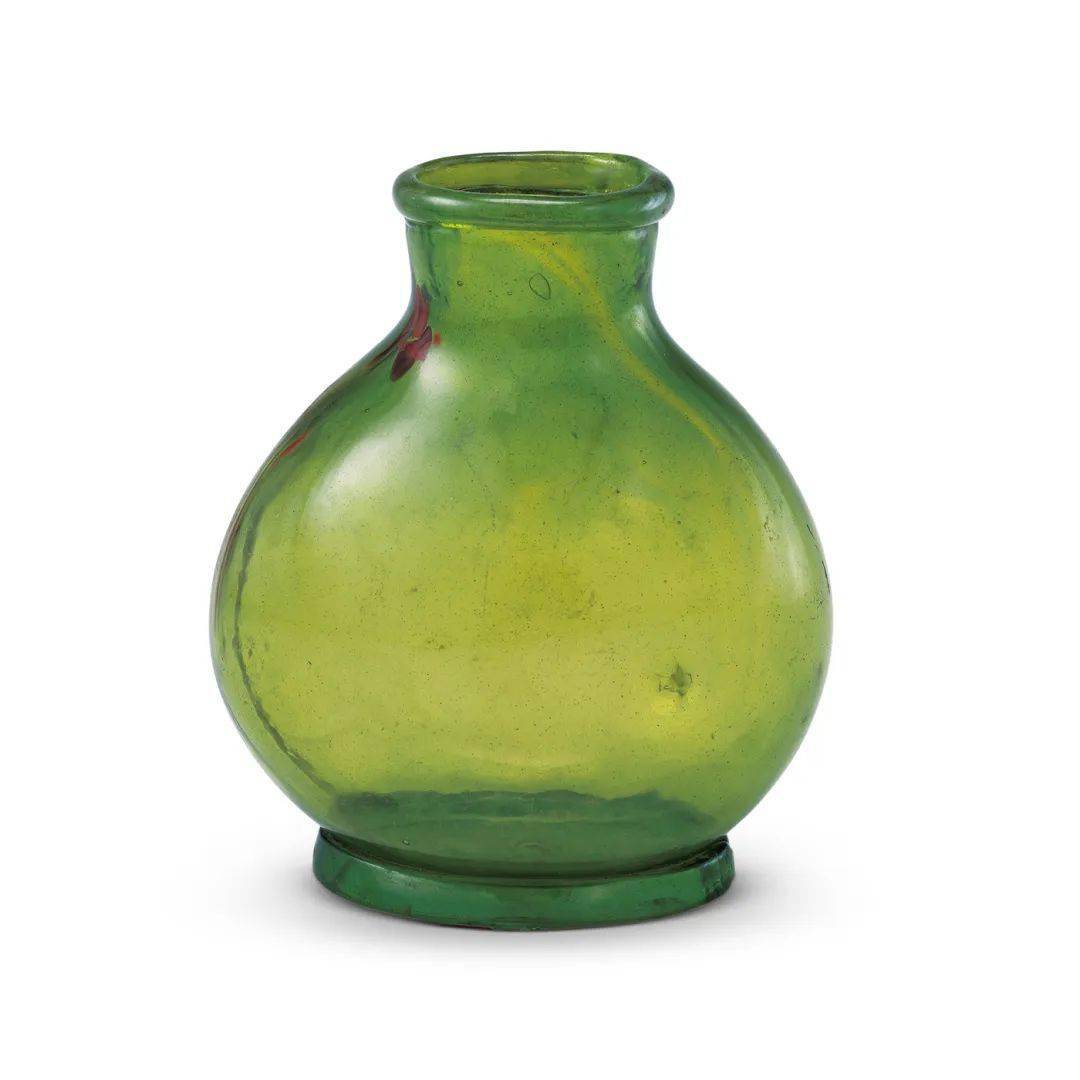 隋· 椭圆形绿玻璃瓶_中国_李静训_制造