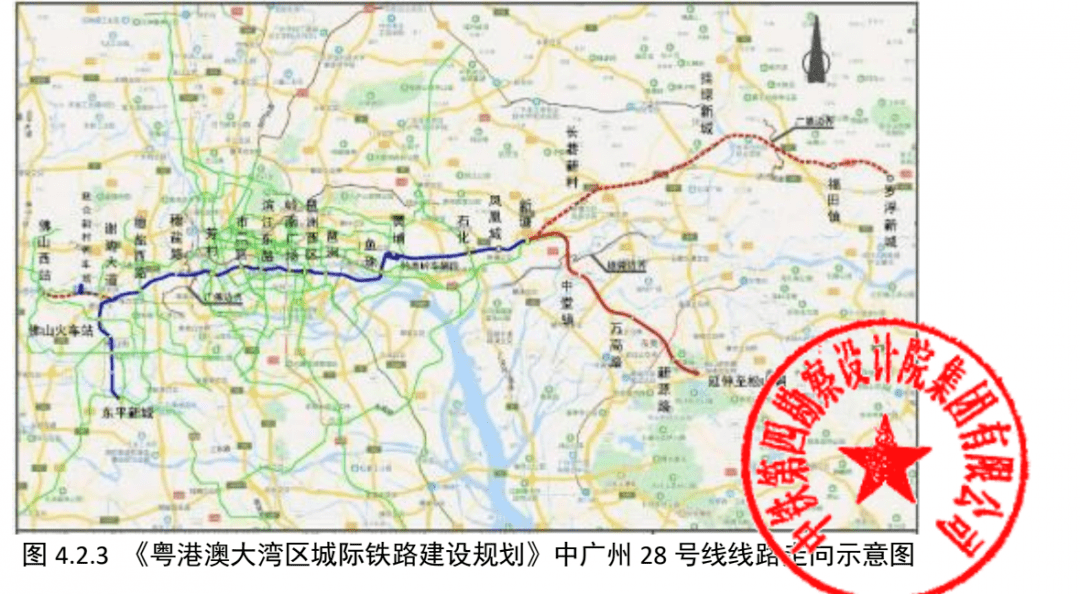 广州地铁28号线规划图片