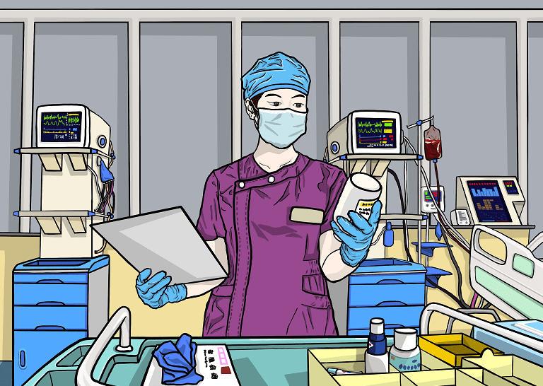 他们还曾到医院核酸采集点,急诊科,icu,手术室,新生儿科,消毒供应中心