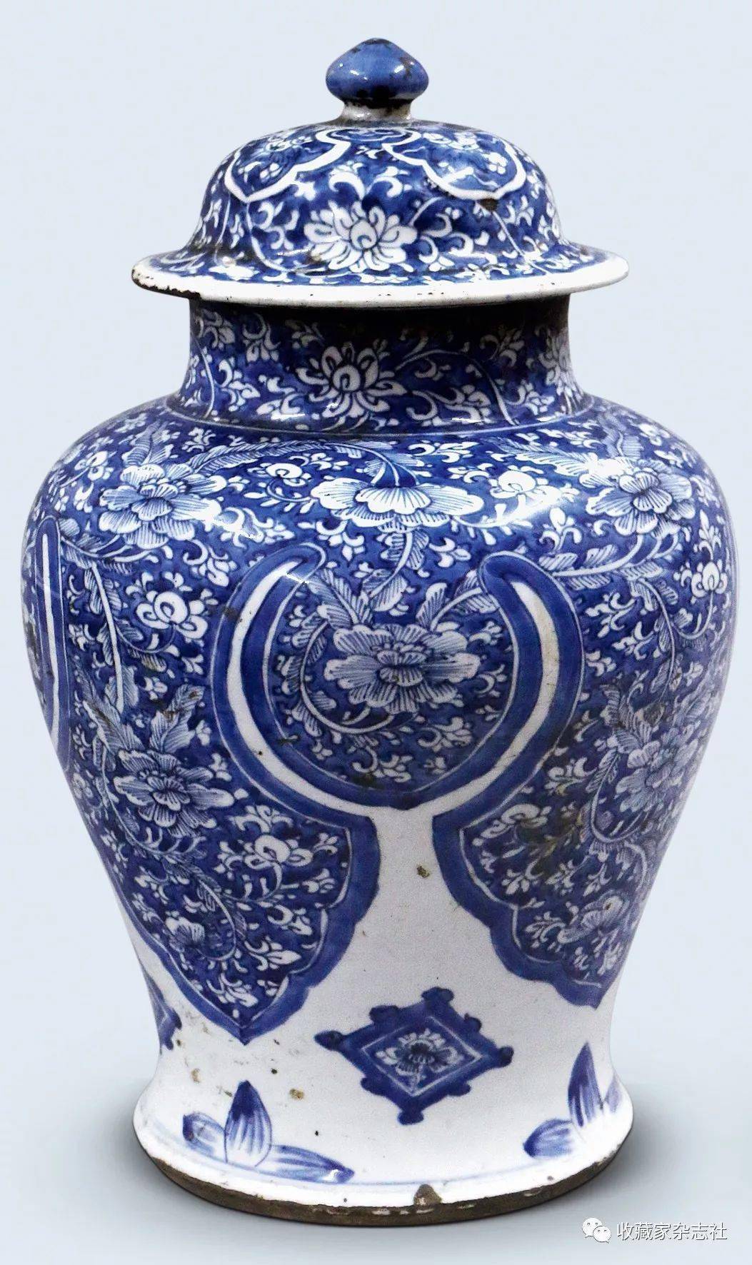 清代馆藏将军罐全搜集，哪只最美？_青花_宝珠_钮盖