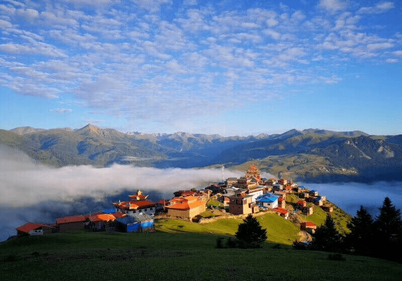 甘孜新龙县低调游人少美得原汁原味