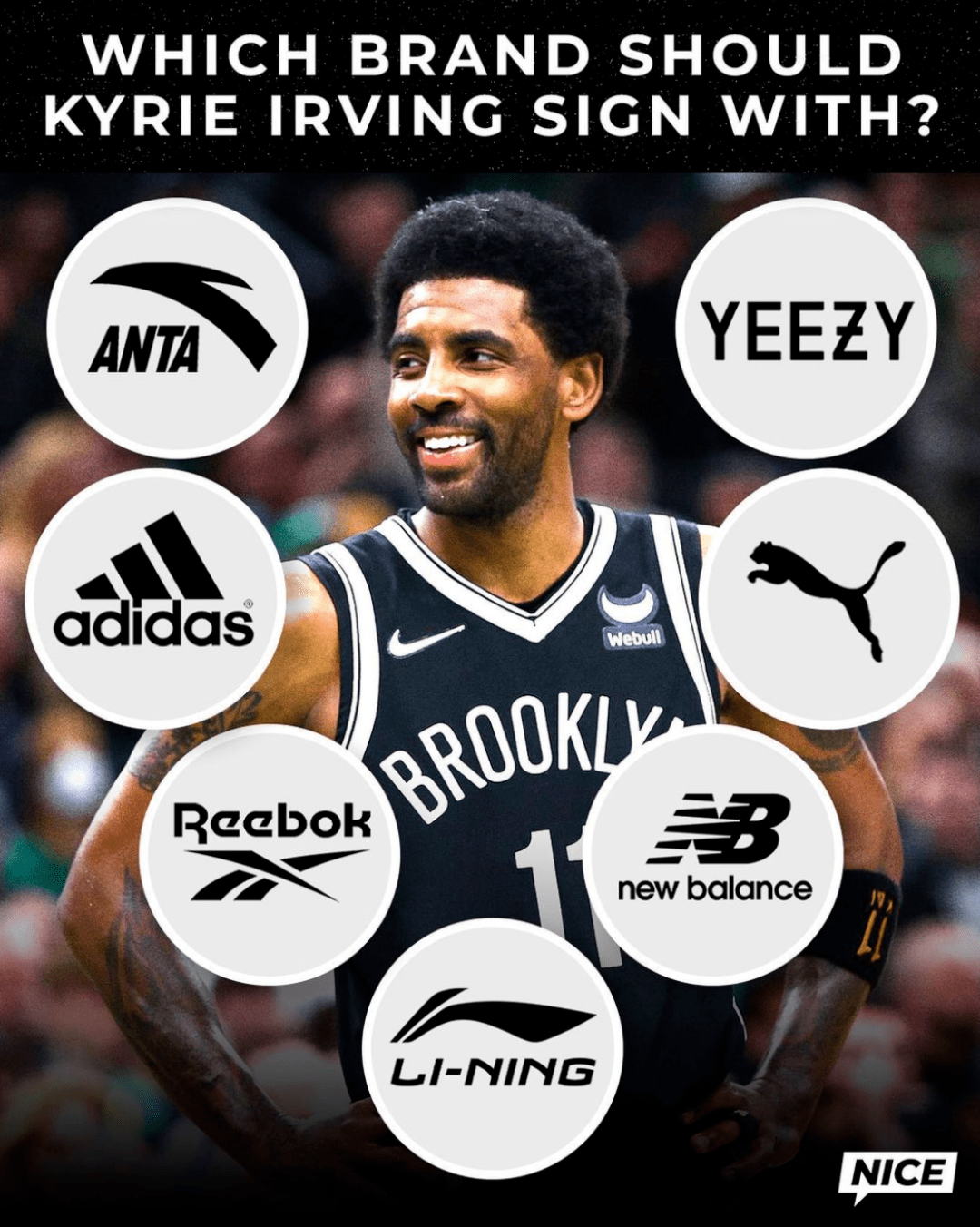 上至赞助品牌,球队管理层,下至普通球迷都对欧文的种种行径颇有微词