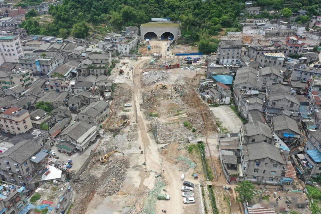 104国道鹿城段改建助力文明城市建设