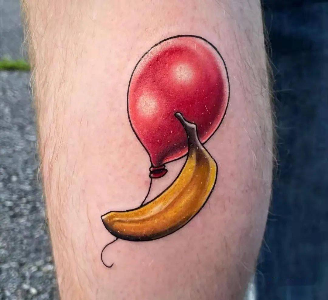香气四溢的香蕉纹身