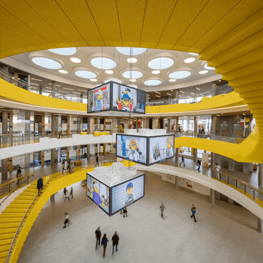 乐高丹麦新总部公开超大版乐高积木堆叠而成的大楼