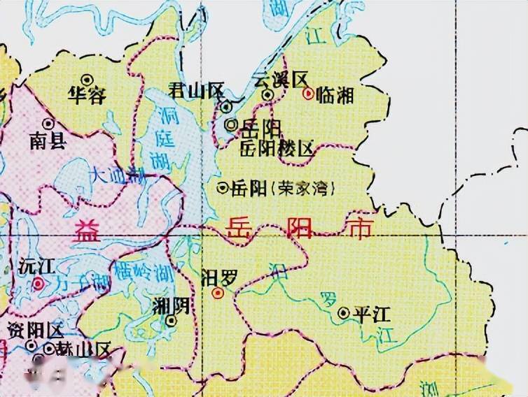 岳阳详细地图全图图片