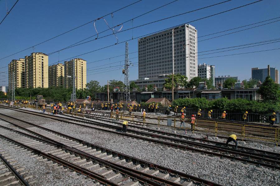 邹平铁路货运专用线周村站改造工程顺利开通
