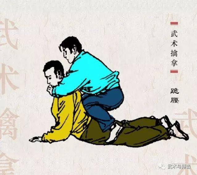 简单实用擒拿术拿头颈拿腰拿肩