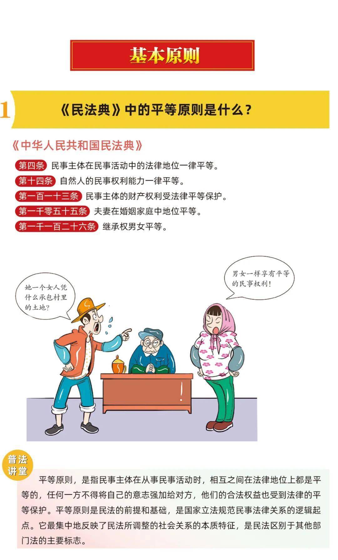 【民法典宣传月】带你了解民法典基本原则_普法_法制_中国