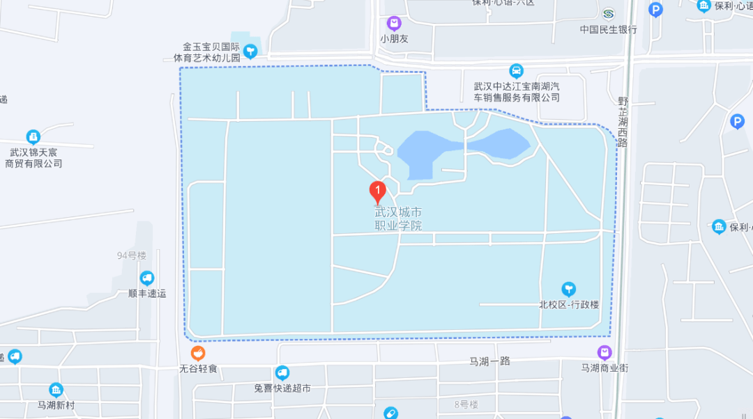 武汉市东西湖区富民路37号考点名称:武汉商贸职业学院地址:武汉市东湖