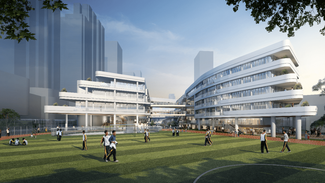 笋岗城建梅园城市更新单元学校工程建设名称:04▲效果图罗湖区莲塘