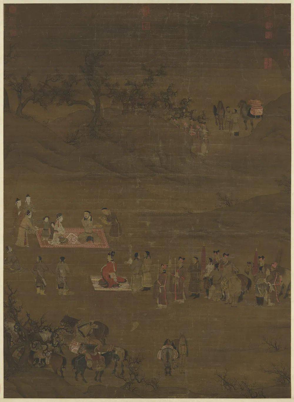 陈居中《文姬归汉图》_搜狐网