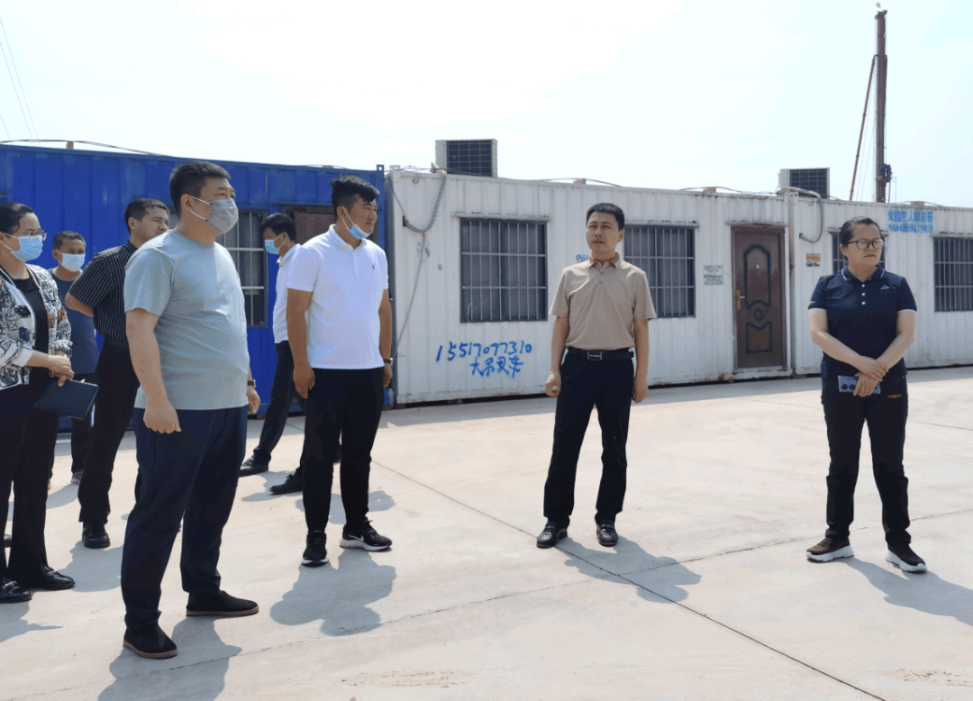 孙虎调研虞城高新区规划项目建设工作