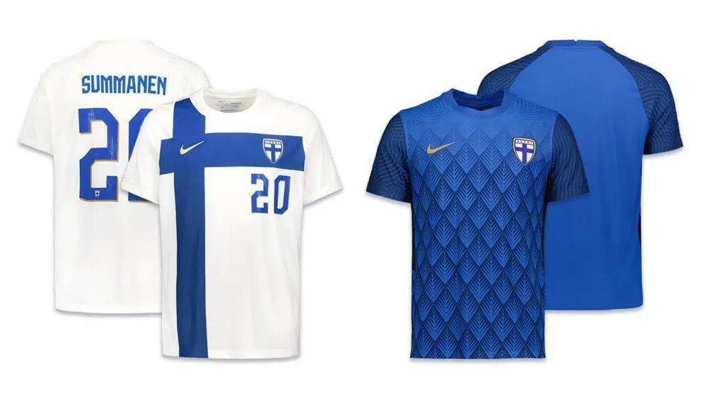 耐克发布芬兰国家队全新主客场球衣