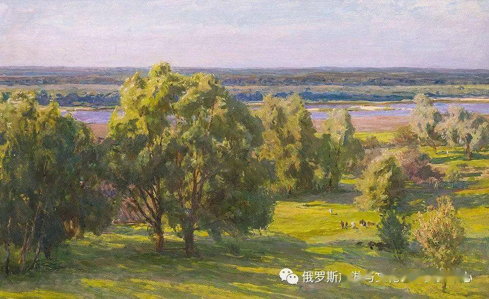 【艺术】俄罗斯风景画家格里采的油画作品_苏联_布留洛夫_年代