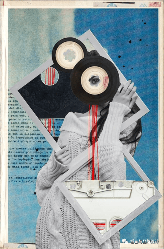 海报式的混合拼贴百变花样元素丰富超有实践可能性