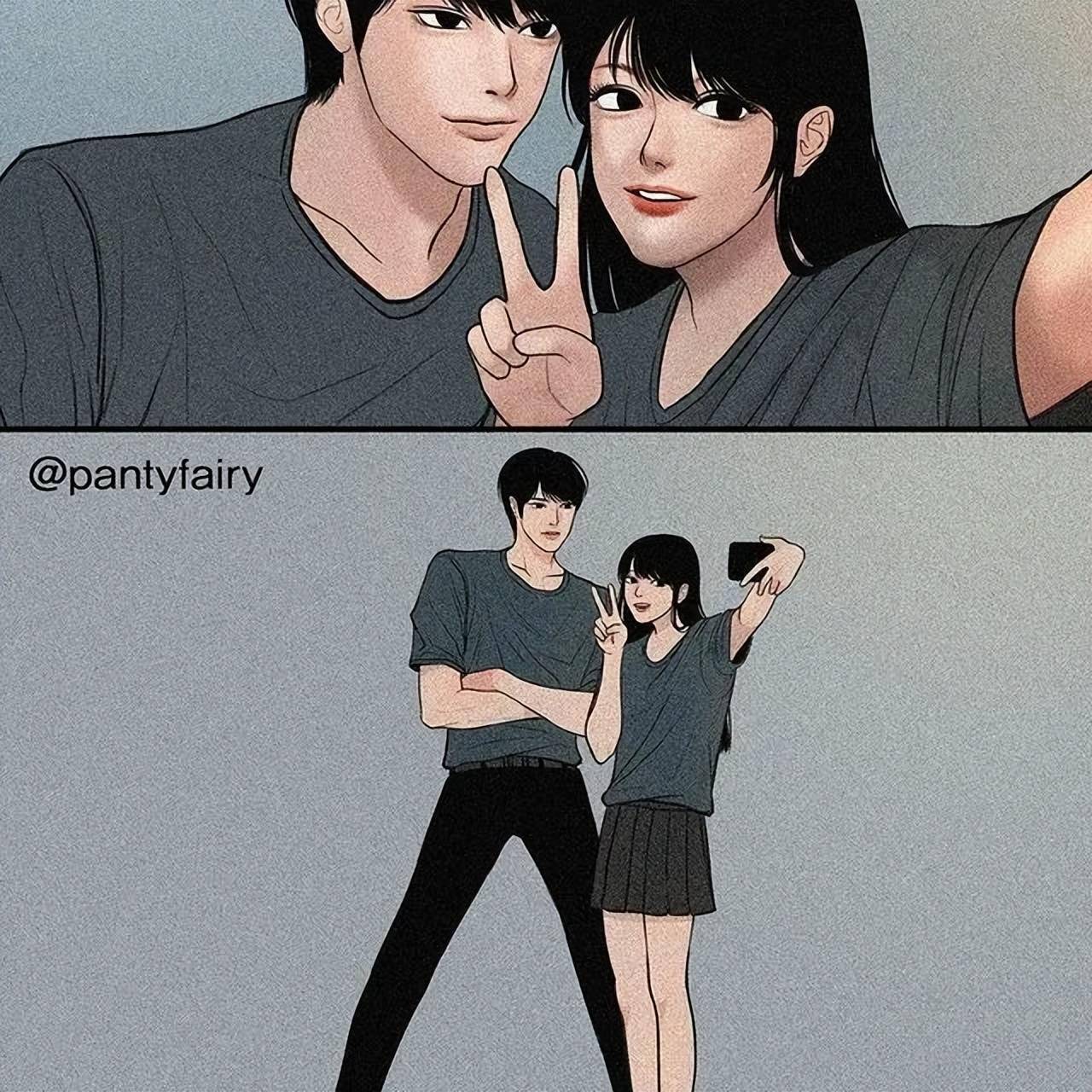 美女画出了和男朋友同居的日常羞涩又甜蜜网友狗粮虐得好惨