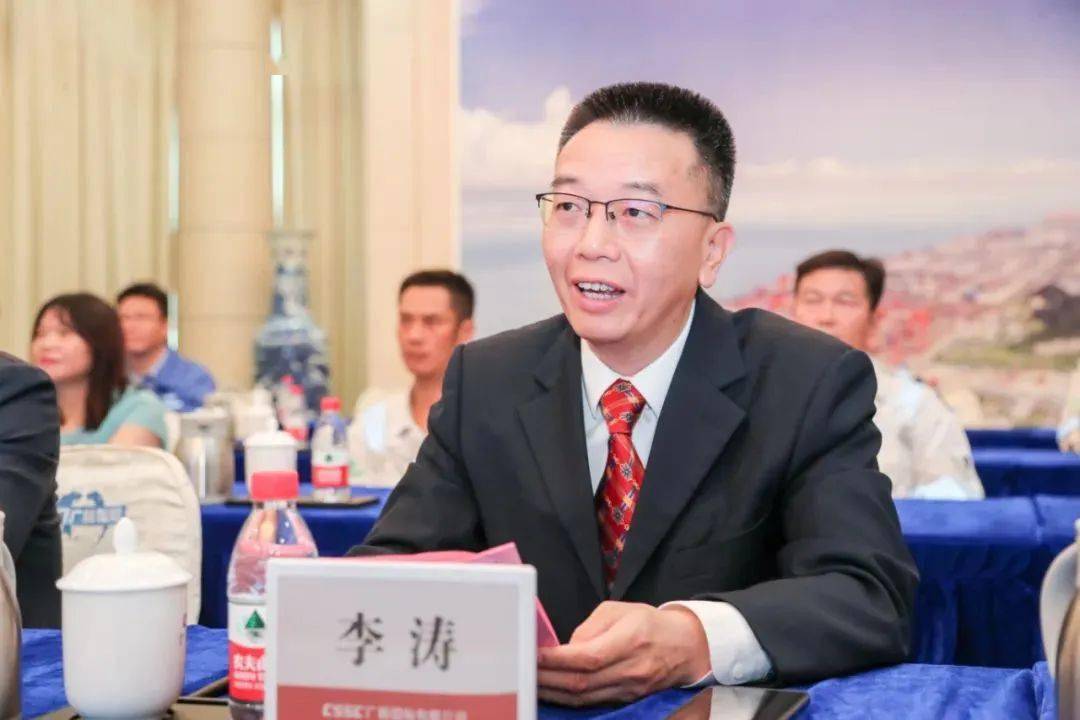 广船国际副总经理周旭辉在致辞中表示,感谢交银租赁公司驻厂监造组