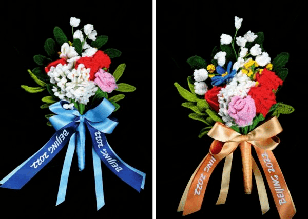 奥运颁奖花束图片