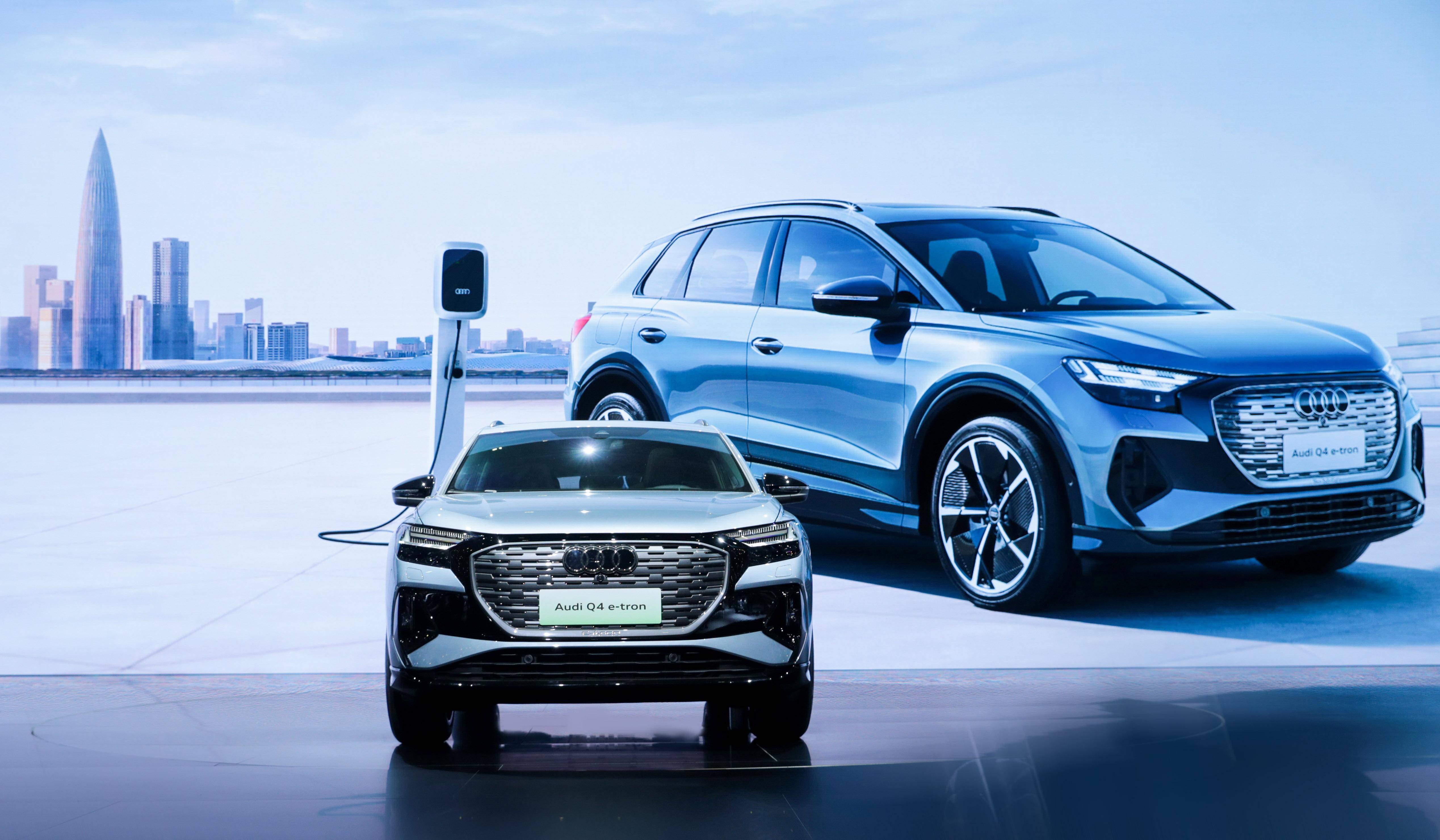 大湾区车展:30万元级奥迪q4 e-tron先享版首次亮相_搜狐汽车_搜狐网