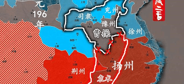 原创图说三国6年被打败3次袁术为何会沦为曹操的配角