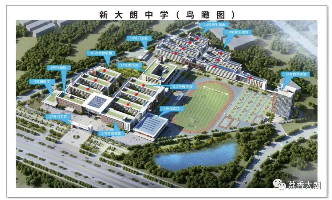 九月就能与新大朗中学见面了你期待吗