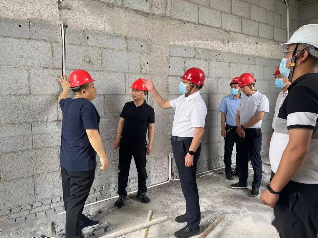 示范区领导丁伟斌到平原财富中心项目进行调研