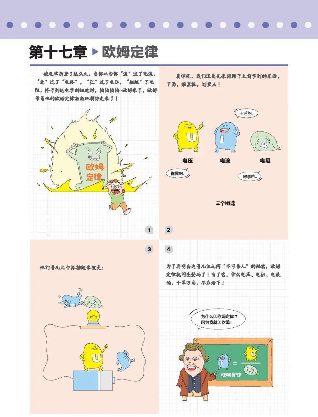 物理漫画一幅漫画贯通整个初中物理知识孩子看了直呼有趣