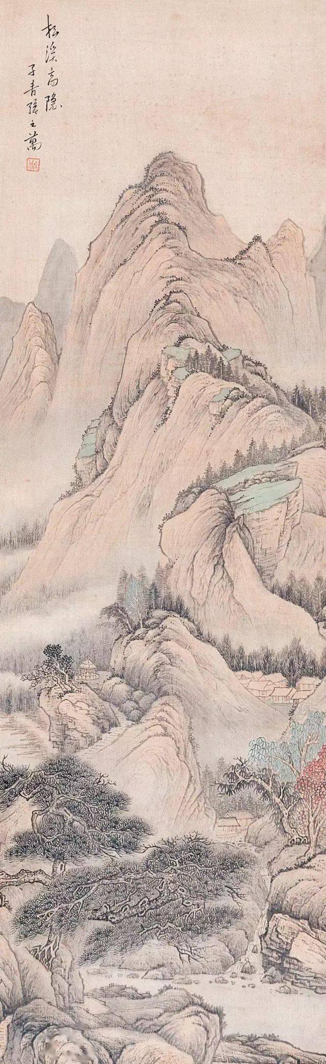 张之万书画作品赏析及市场行情一览_山水_文达_状元