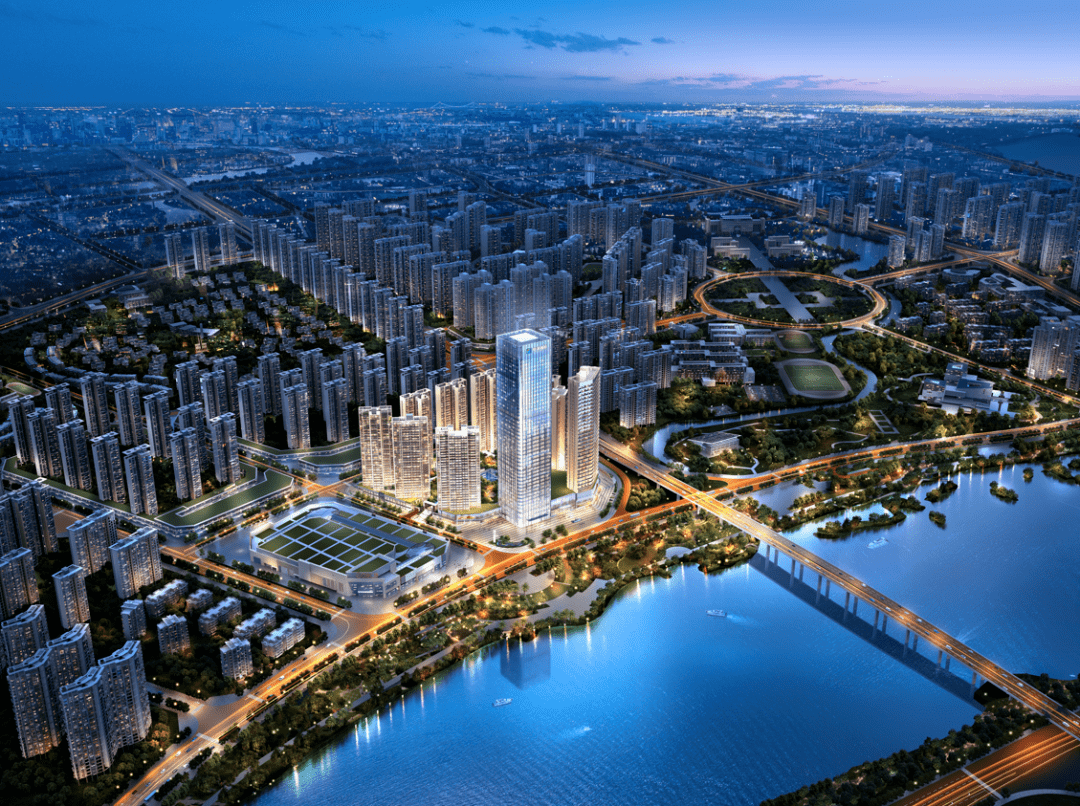 立序滨江新城时代丨这座200米城市地标综合体澎湃河源未来城市雄心