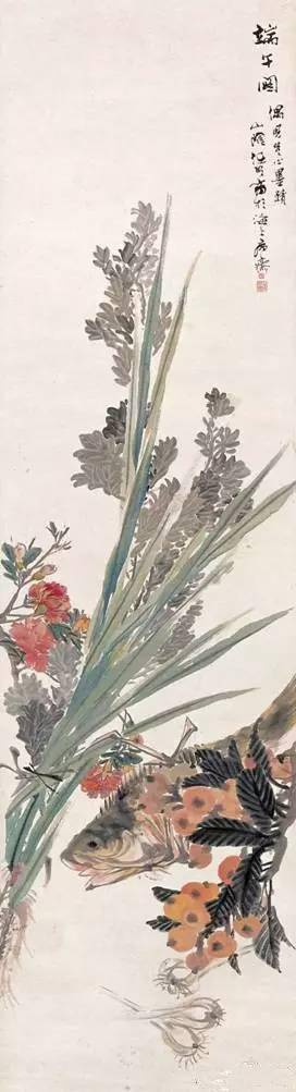 画家笔下的菖蒲清凉又瑞气