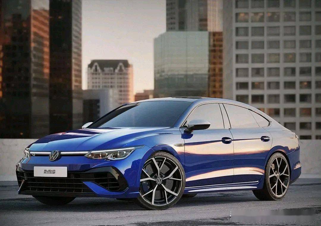 2023版大众凌渡渲染图曝光,酷似三厢大众golf,1.5t 8at,犀利