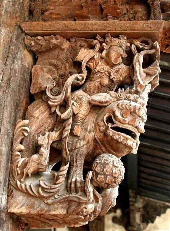 江浙民居中的牛腿_木雕_雕刻_建筑