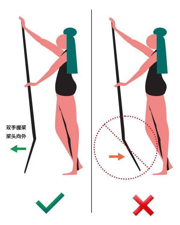 会不会划桨板就看他会不会拿桨,桨板小白们还不快来学习学习!