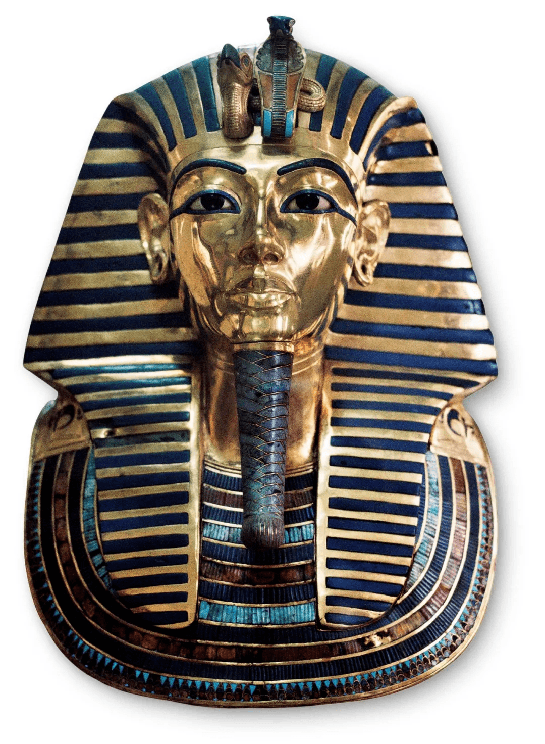 bc第十八王朝 图坦卡蒙时期图坦卡蒙黄金面具1(以下内容来自公众号"作