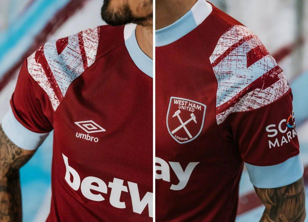 umbro发布西汉姆联202223赛季主场球衣