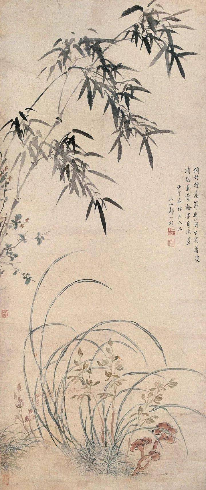 邹一桂花鸟雅致怡然