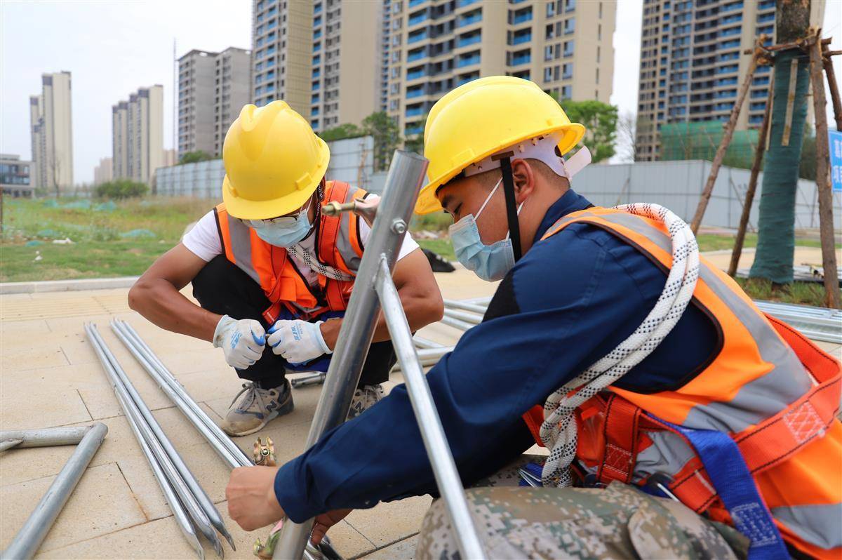 有看头工地开展技能比武大赛