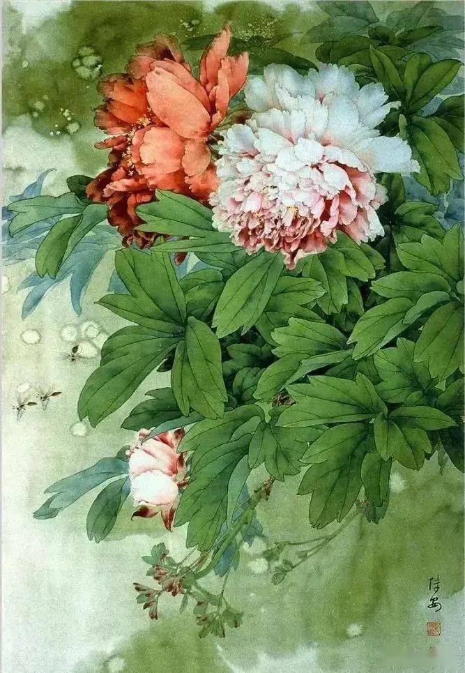 工笔花鸟画的渲染方法