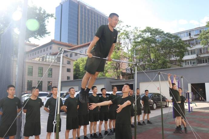 北京武警训练图片