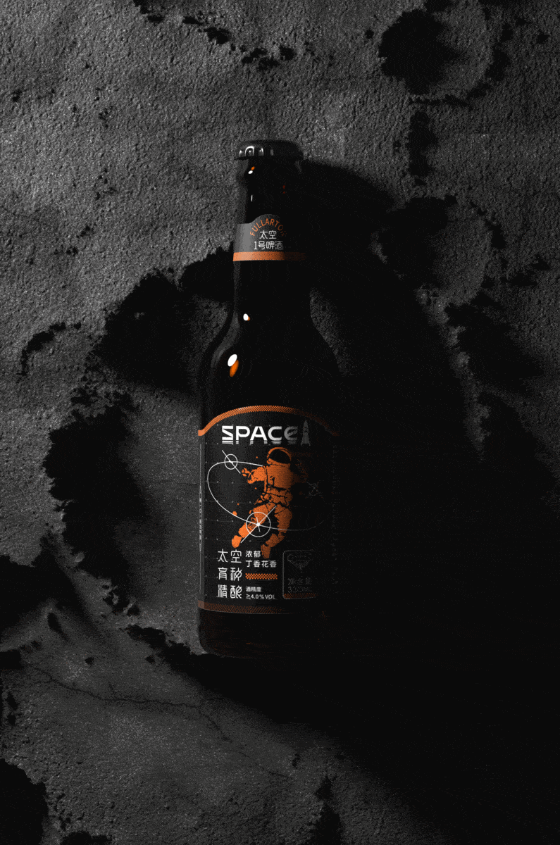 给精酿啤酒包装贴标签这样设计很有品