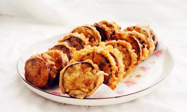 超级好吃的炸茄片!香酥可口,做法简单!_面糊_肉末茄子_椒盐