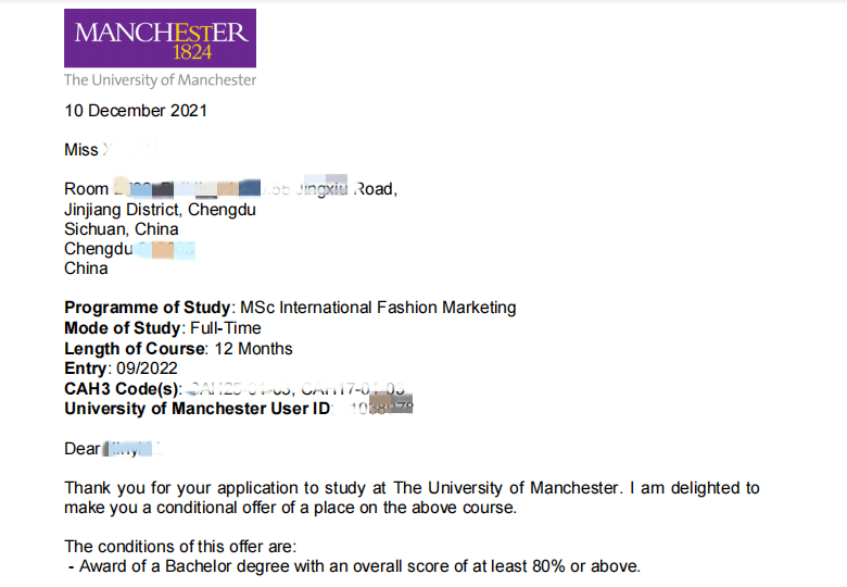 香港城市大学 市场营销硕士布里斯托大学 市场营销硕士曼切斯特大学