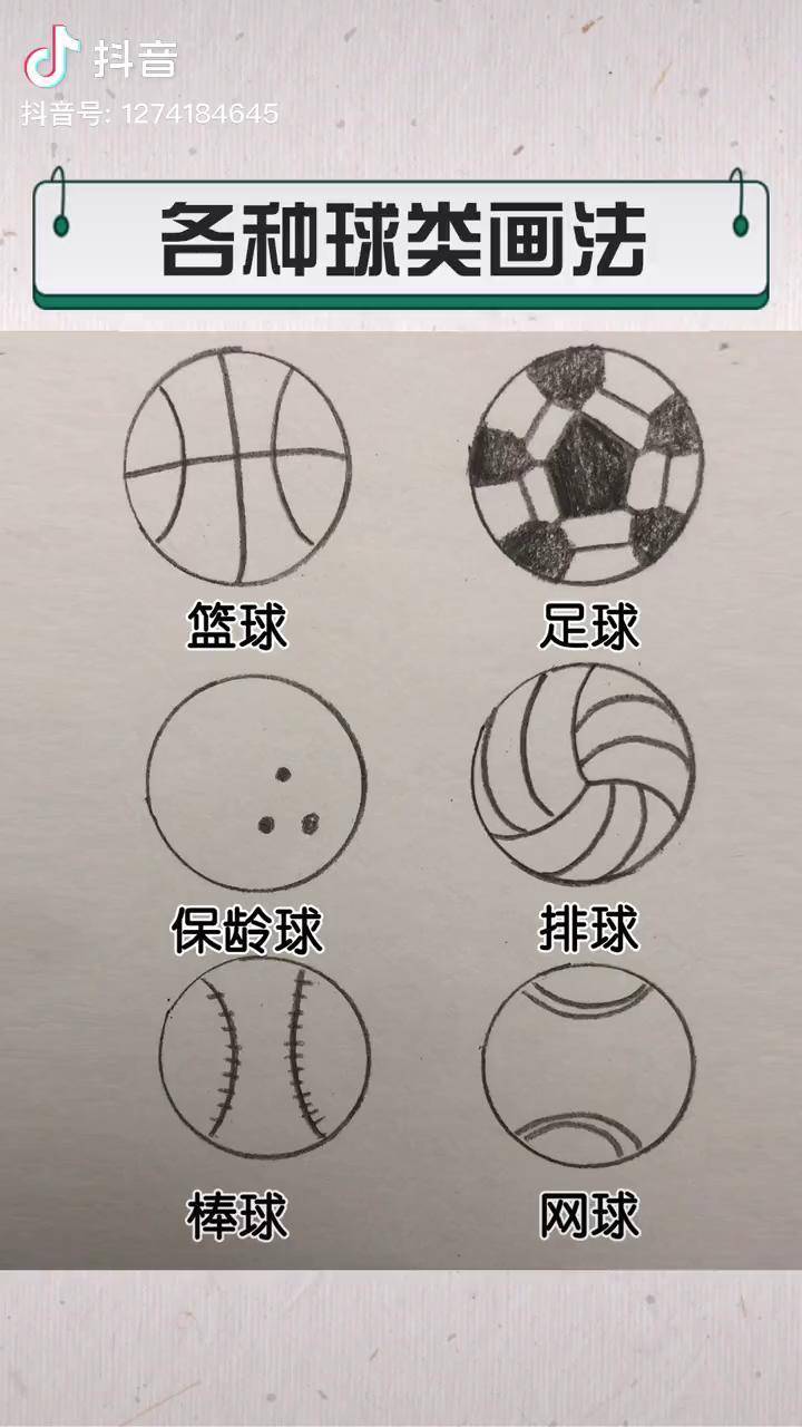 球体怎么画简单图片