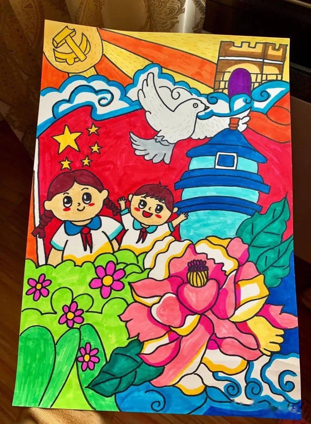 爱国教育主题画航空航天主题画抓紧收藏只发一次