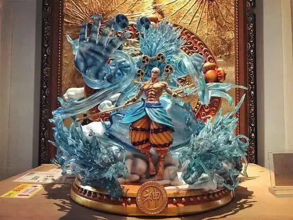 海贼王:不愧是最贵的艾尼路手办,巨大化雷神真是太炫酷了_路飞_都快