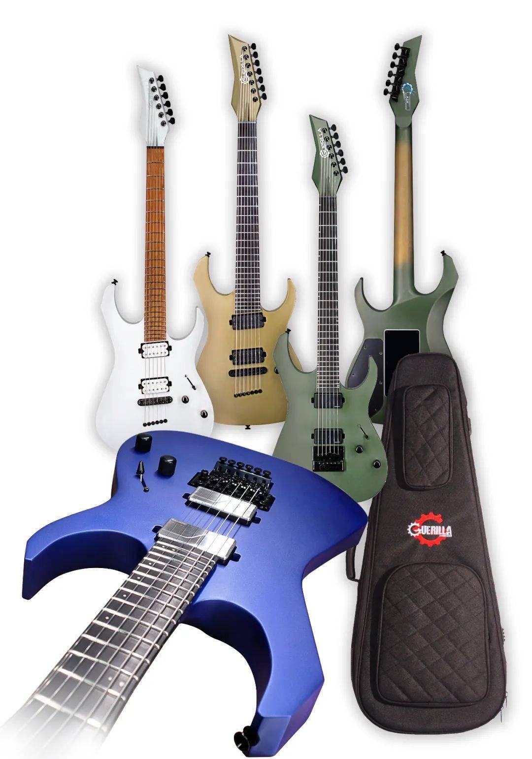 重磅| 弘力乐器正式代理加拿大军工风重型吉他品牌guerilla吉他品牌