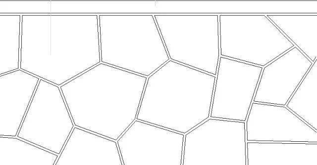 园路石材铺装cad样式参考